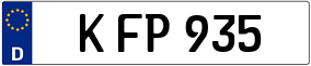 Truck License Plate